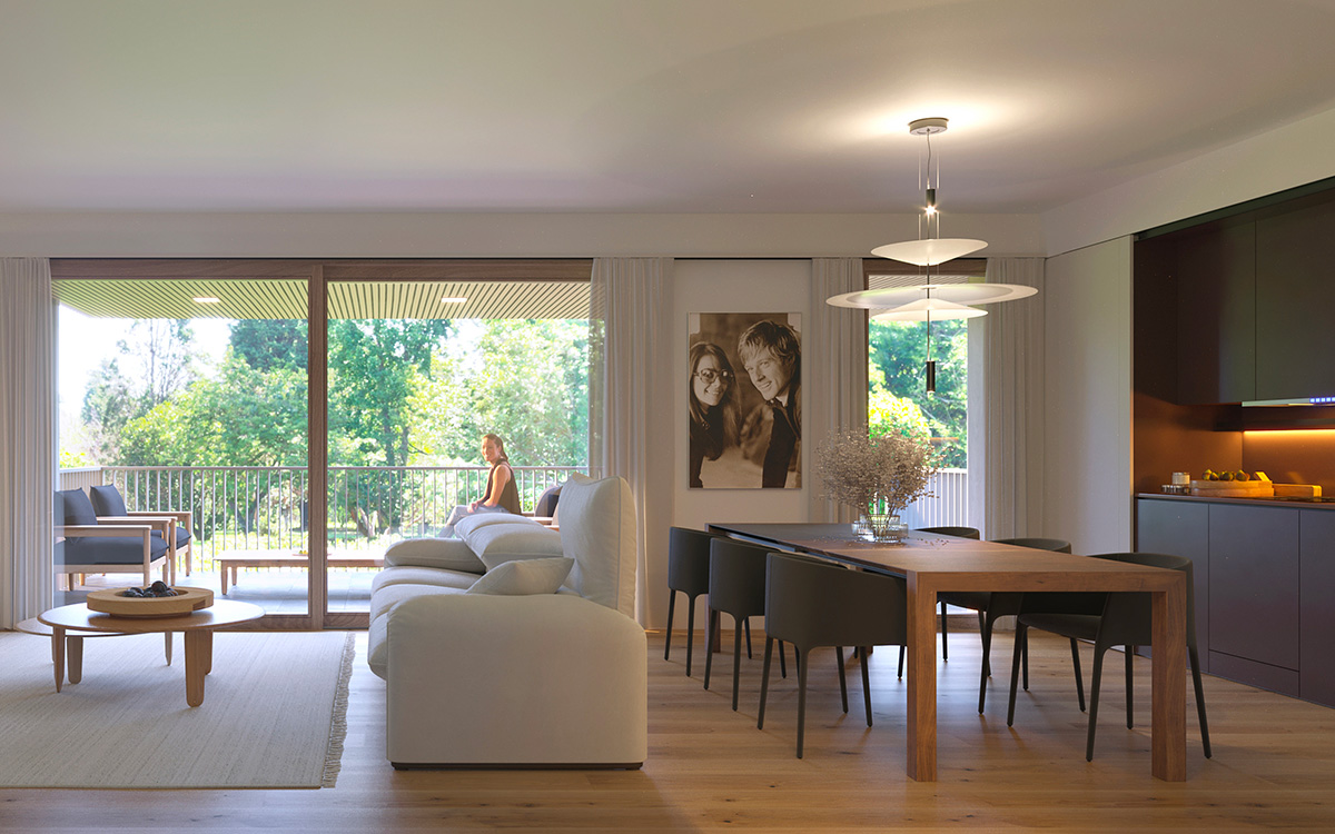 Interno residenze Montello